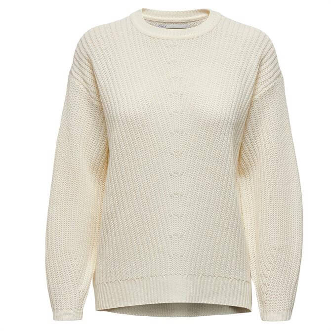 Only Nila Ribbed Round Neck Sweater